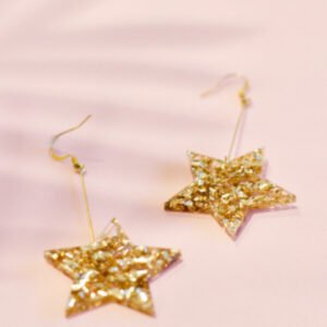 Gold Star Earrings